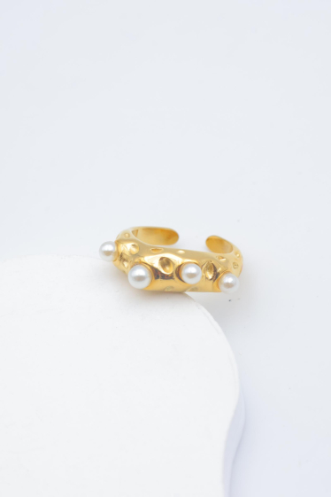 Wholesaler Beli & Jolie - Adjustable stainless steel ring