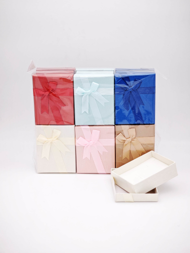 Wholesaler Beli & Jolie - Jewelry Box 6 Colors x12