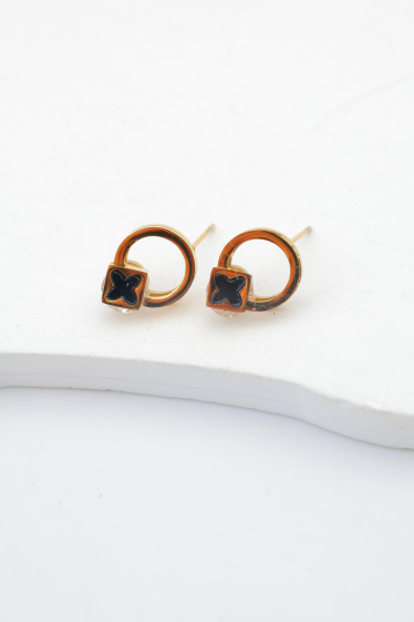 Wholesaler Beli & Jolie - Stainless steel stud earrings
