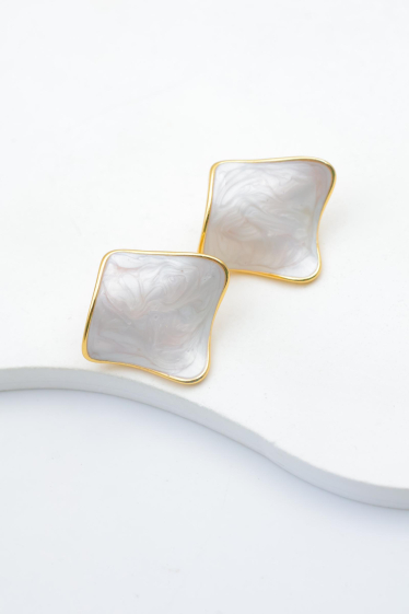 Grossiste Beli & Jolie - Boucles d'oreilles en acier inoxydable
