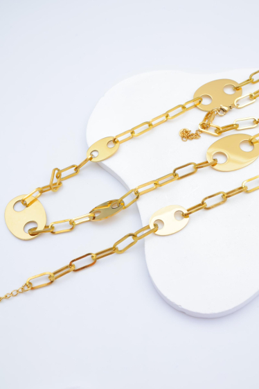 Wholesaler Beli & Jolie - Stainless steel necklace and bracelet set