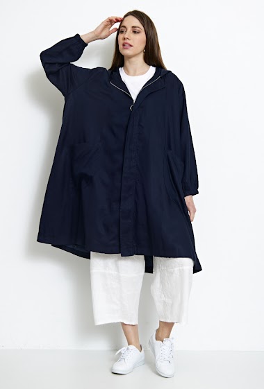 Wholesaler Bella Blue - Large hooded jacket