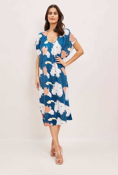 Wholesaler Bella Blue - Pleated dress
