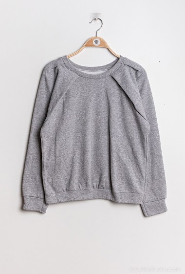 Wholesaler Bellavie - Sweater with pleated shoulders