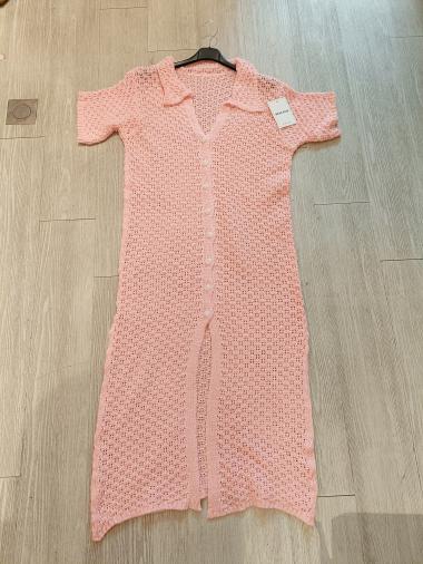 Wholesaler Bellavie - LONG KNIT BUTTON DRESS