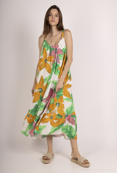 Wholesaler Bellavie - LONG FLOWER DRESS