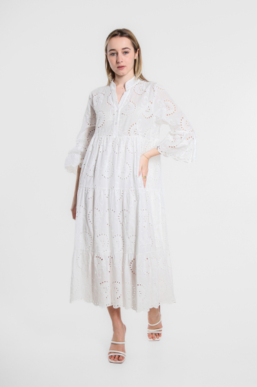Wholesaler Belle Copine - EMBROIDERED DRESS