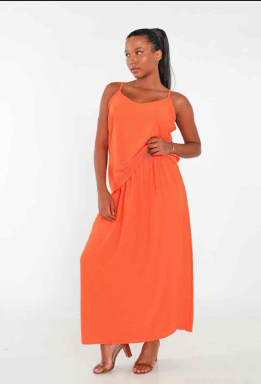 Wholesaler Belle Fa - Strappy tank top set with long skirt.