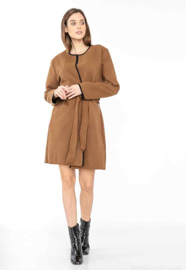 Wholesaler Belle Fa - Thick coat with belt