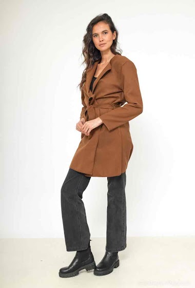 Wholesaler Belle Fa - Thick coat with belt
