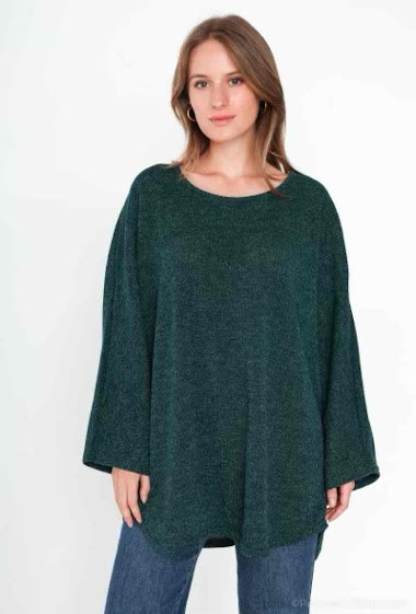 Wholesaler Belle Fa - Thick loose tunic sweater