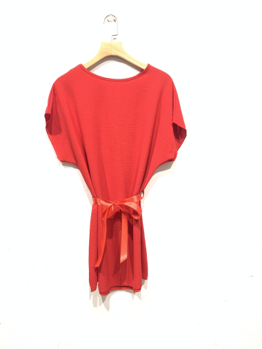 Wholesaler Belle Fa - Elegant dress or tunic with belt 5876_298