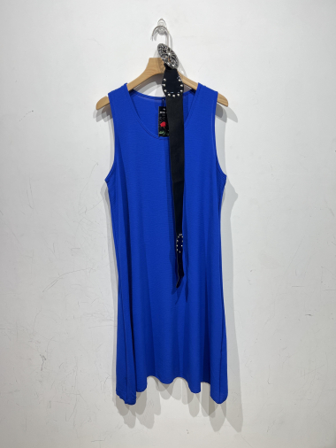 Wholesaler Belle Fa - Stretch dress with belt