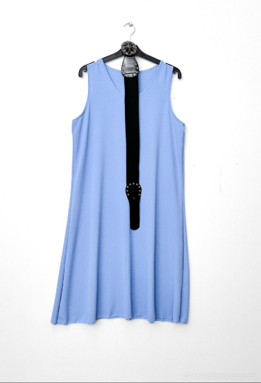 Wholesaler Belle Fa - Stretch dress with belt