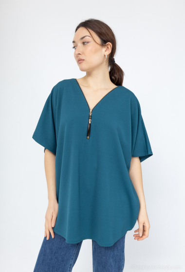 Wholesaler Belle Fa - Loose tunic with zipper