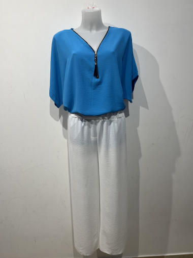 Wholesaler Belle Fa - Zip tunic and straight pants 801_6