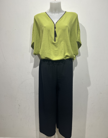 Wholesaler Belle Fa - Zip tunic and straight pants.