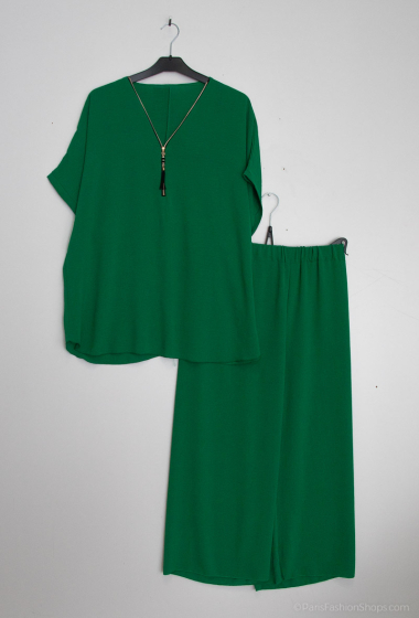 Wholesaler Belle Fa - Zip tunic and straight pants.