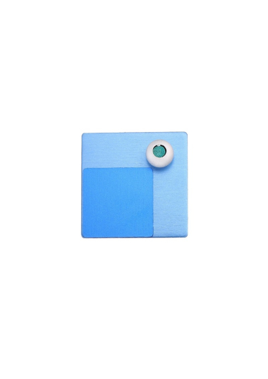 Wholesaler BELLE MISS - rubber cord ring with square aluminum plates
