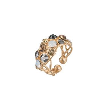 Wholesaler BELLE MISS - Adjustable ring with crystal