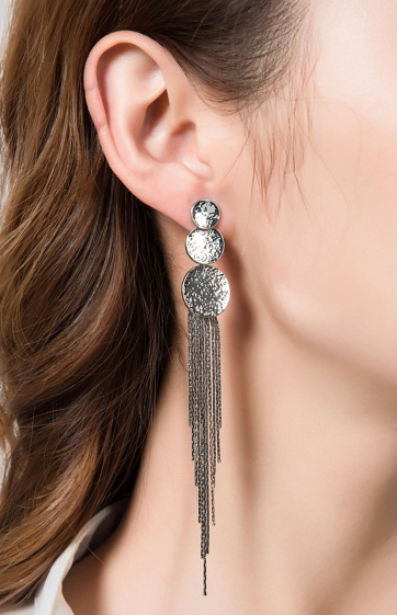 Wholesaler BELLE MISS - Fringed earring