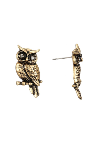 Wholesaler BELLE MISS - Owl stud earring