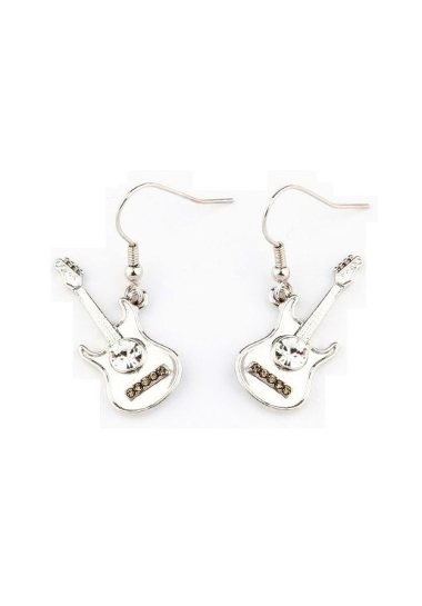 Wholesaler BELLE MISS - guitar shaped hook earring with crystal