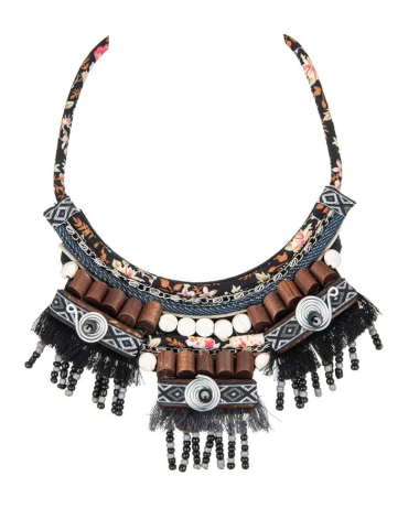 Wholesaler BELLE MISS - Bohemian bib necklace