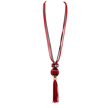 Wholesaler BELLE MISS - multi-cord rubber necklace