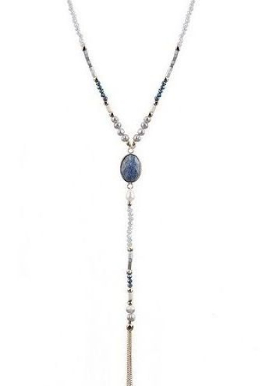 Großhändler BELLE MISS - Tahel - blaue Halskette