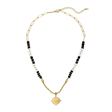 Wholesaler BELLE MISS - Urmi - Steel necklace