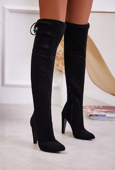 Women in store thigh high boots