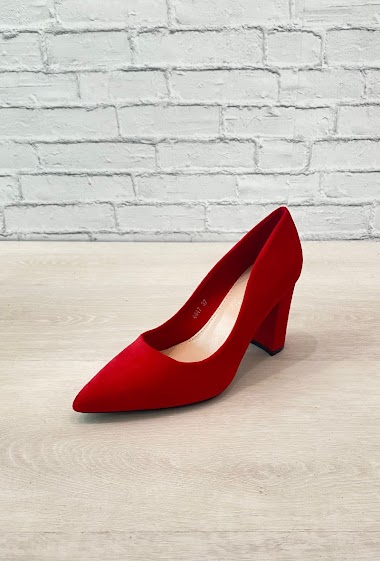 Mayorista Belle Women - Zapatos de salón con tacón de bloque de ante/dail