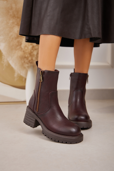 Wholesaler Belle Women - Block-heeled ankle boots