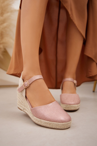 Grossiste Belle Women - Espadrille sandale compensée