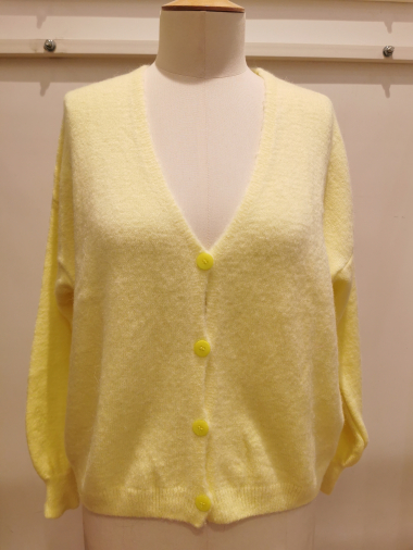 Großhändler Bellerina - Baby-ALPAGA-Cardigan mit Knöpfen