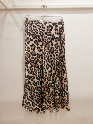 Wholesaler Bellerina - Leopard viscose skirt