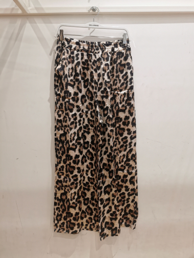 Wholesaler Bellerina - Viscose Leopard Pants