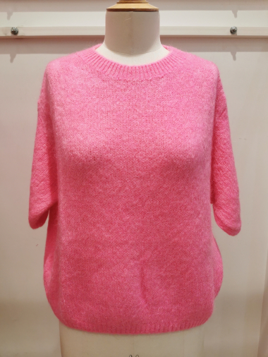 Großhändler Bellerina - Pullover aus Kid-Mohair mit 3/4-Ärmeln