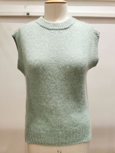 Wholesaler Bellerina - Sleeveless round neck sweater