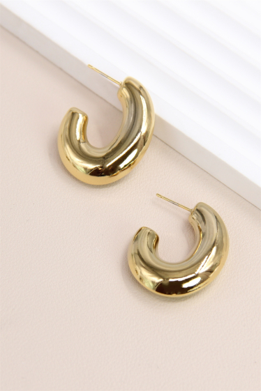 Wholesaler Bellissima - Stainless steel hoop earring