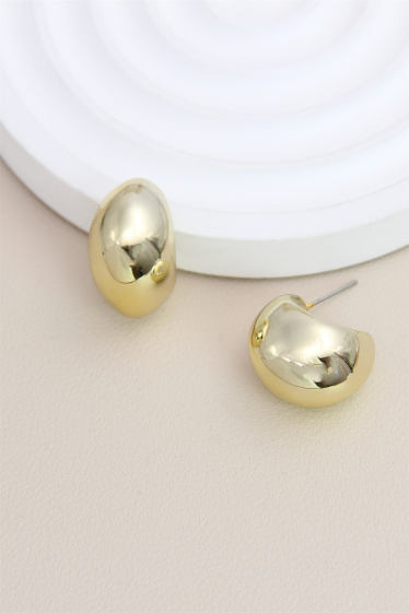 Wholesaler Bellissima - Stainless steel resin drop earring
