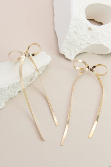Wholesaler Bellissima - Hypoallergenic bow tie earring