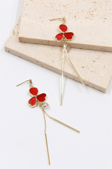 Wholesaler Bellissima - Hypoallergenic dangling flower earring