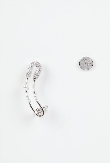 Wholesaler Bellissima - Earring rod silver 925  144BO35