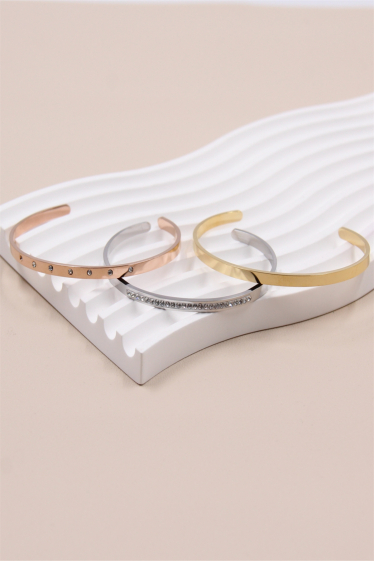 Wholesaler Bellissima - Bracelet set of 3 colors in stainless steel