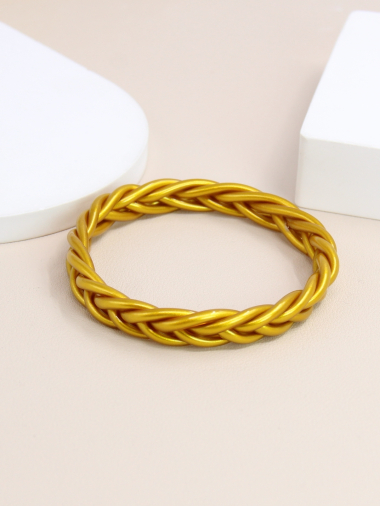 Wholesaler Bellissima - Sequined double braided Buddhist bangle bracelet
