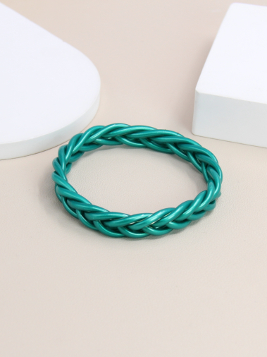 Wholesaler Bellissima - Sequined double braided Buddhist bangle bracelet