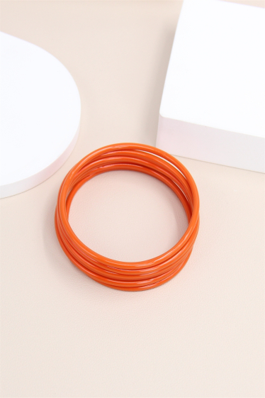 Wholesaler Bellissima - Fine, flexible, glittery Buddhist bangle bracelet for Good Luck