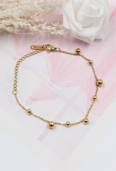 Wholesaler Bellissima - Stainless steel bead bracelet